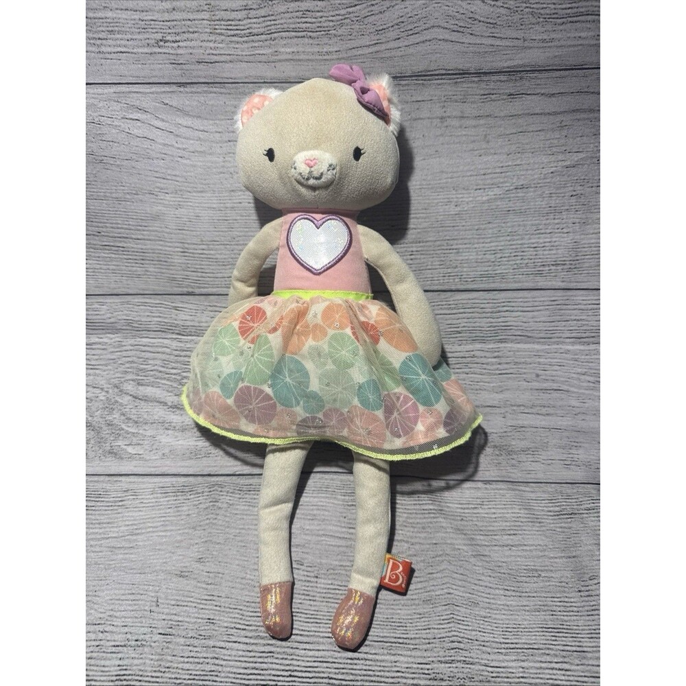 B Softies Cali Cat Tippy Toes Dancer Ballerina Plush Stuffed Animal Doll 2019